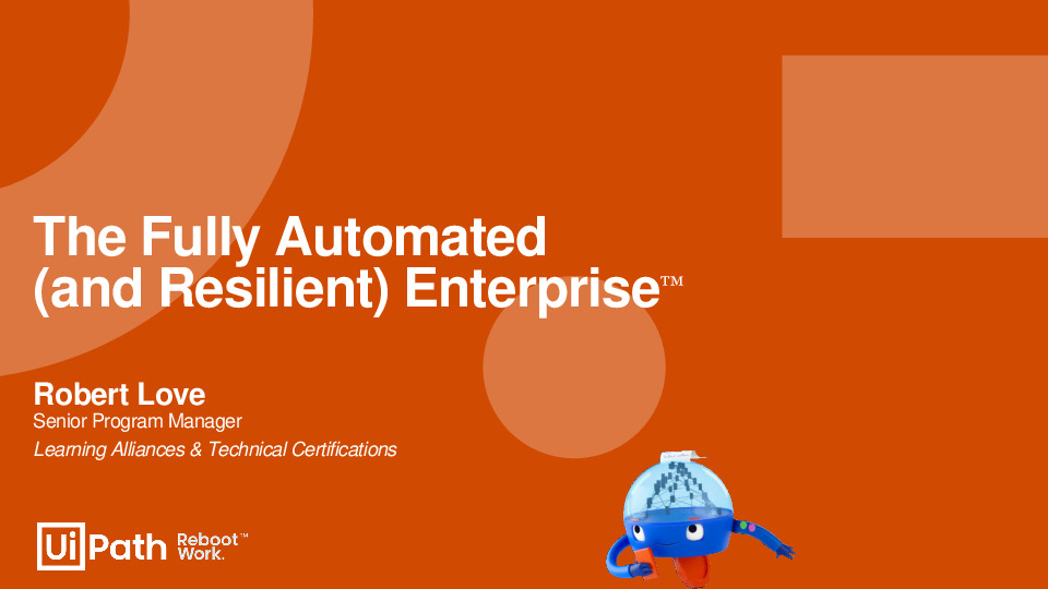 Emerging Technologies for Intelligent Automation thumbnail